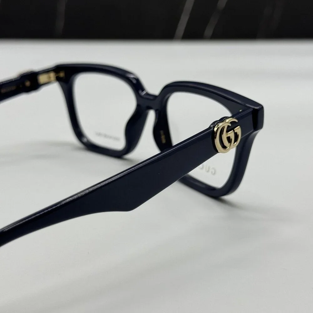 NEW GUCCI GG1536O 011 BLUE WOMEN EYEGLASSES GUCCI